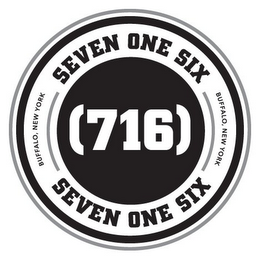 SEVEN ONE SIX BUFFALO NEW YORK SEVEN ONE SIX BUFFALO NEW YORK (716) logo