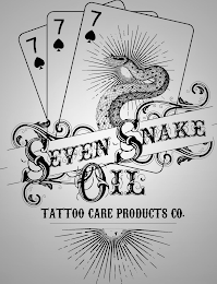 SEVEN SNAKE OIL TATTOO CARE PRODUCTS CO. logo