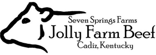 SEVEN SPRINGS FARMS JOLLY FARM BEEF CADIZ, KENTUCKY logo