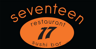 SEVENTEEN RESTAURANT 17 SUSHI BAR logo