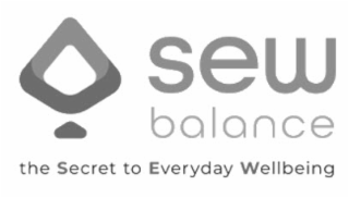 SEW BALANCE THE SECRET TO EVERYDAY WELLBEING logo