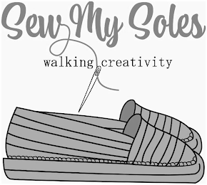 SEW MY SOLES WALKING CREATIVITY logo