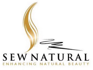 SEW NATURAL ENHANCING NATURAL BEAUTY logo