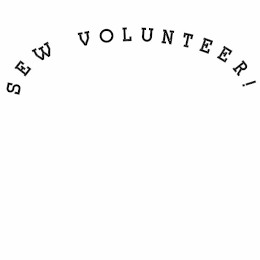 SEW VOLUNTEER! logo