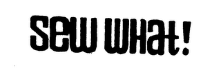 SEW WHAT! logo