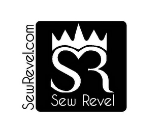 SEWREVEL.COM SR SEW REVEL logo
