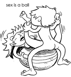 SEX IS A BALL logo