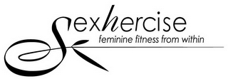 SEXHERCISE FEMININE FITNESS FROM WITHIN logo