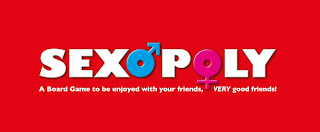SEXOPOLY A BOARD GAME TO BE ENJOYED WITH YOUR FRIENDS, VERY GOOD FRIENDS! logo