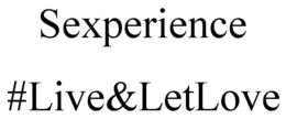 SEXPERIENCE #LIVE&LETLOVE logo
