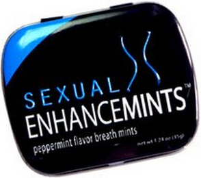 SEXUAL ENHANCEMINTS PEPPERMINT FLAVOR BREATH MINTS logo