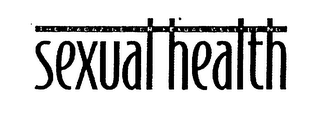 SEXUAL HEALTH THE MAGAZINE FOR SEXUAL WELL BEING logo