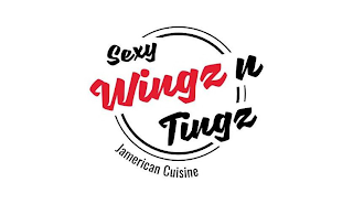 SEXY WINGZ N TINGS JAMERICAN CUISINE logo