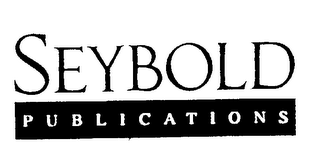 SEYBOLD PUBLICATIONS