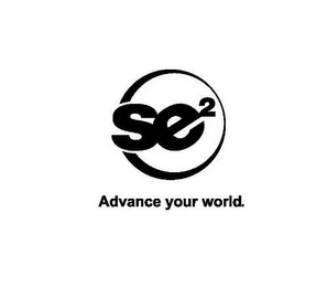 SE² ADVANCE YOUR WORLD. logo