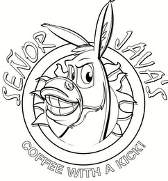 SEÑOR JAVA'S COFFEE WITH A KICK logo