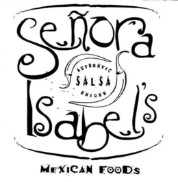 SEÑORA ISABEL'S AUTHENTIC SALSA UNIQUE MEXICAN FOODS logo