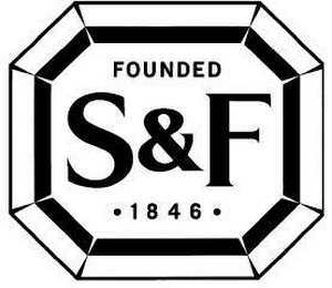 S&F FOUNDED 1846 logo