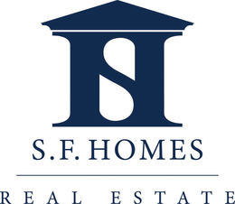 S.F. HOMES REAL ESTATE logo