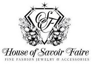 SF HOUSE OF SAVOIR FAIRE FINE FASHION JEWELRY & ACCESSORIES logo