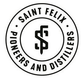 SF SAINT FELIX PIONEERS AND DISTILLERS logo