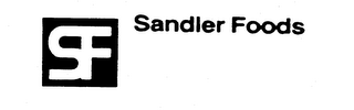 SF SANDLER FOODS logo