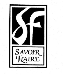 SF SAVOIR FLAIRE logo