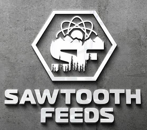 SF SAWTOOTH FEEDS logo