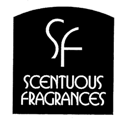 SF SCENTUOUS FRAGRANCES logo