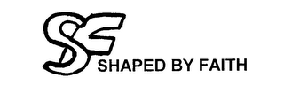 SF SHAPED BY FAITH logo