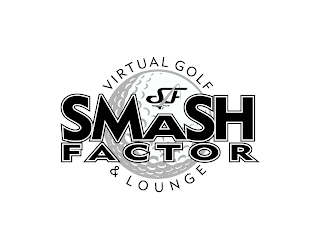 SF SMASH FACTOR VIRTUAL GOLF & LOUNGE logo