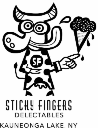 SF STICKY FINGERS DELECTABLES KAUNEONGA LAKE, NY logo