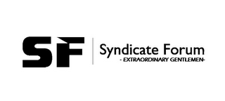SF SYNDICATE FORUM -EXTRAORDINARYGENTLEMEN- logo
