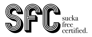 SFC SUCKA FREE CERTIFIED. logo