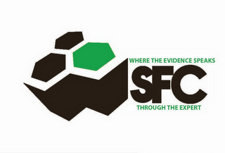 SFC WHERE THE EVIDENCE SPEAKS THROUGH THE EXPERT logo