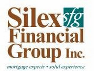 SFG SILEX FINANCIAL GROUP INC. MORTGAGE EXPERTS · SOLID EXPERIENCE logo
