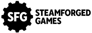 SFG STEAMFORGED GAMES logo