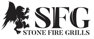 SFG STONE FIRE GRILLS logo