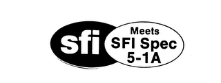 SFI MEETS SFI SPEC 5-1A logo