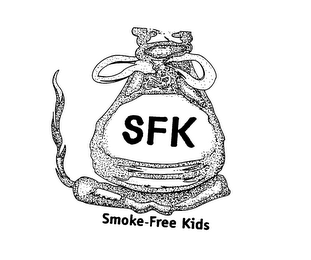 SFK SMOKE-FREE KIDS logo