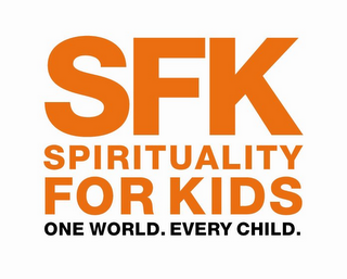 SFK SPIRITUALITY FOR KIDS ONE WORLD. EVERY CHILD. logo