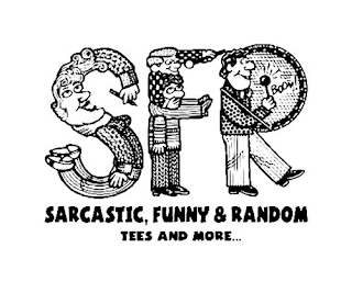 SFR SARCASTIC, FUNNY & RANDOM TEES AND MORE... BOOM! logo