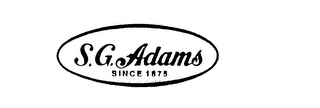 S.G. ADAMS SINCE 1875 logo