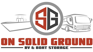 SG ON SOLID GROUND RV & BOAT STORAGE logo