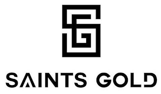 SG SAINTS GOLD logo
