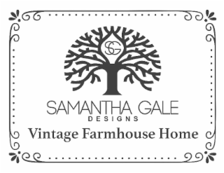 SG SAMANTHA GALE DESIGNS VINTAGE FARMHOUSE HOME logo