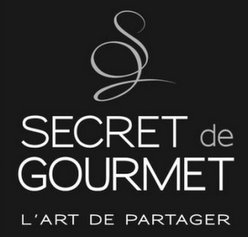 SG SECRET DE GOURMET L'ART DE PARTAGER logo