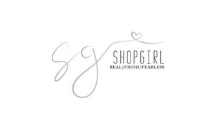 SG SHOPGIRL REAL | FRESH | FEARLESS logo