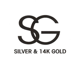 SG SILVER & 14K GOLD logo