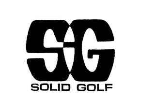 SG SOLID GOLF logo
